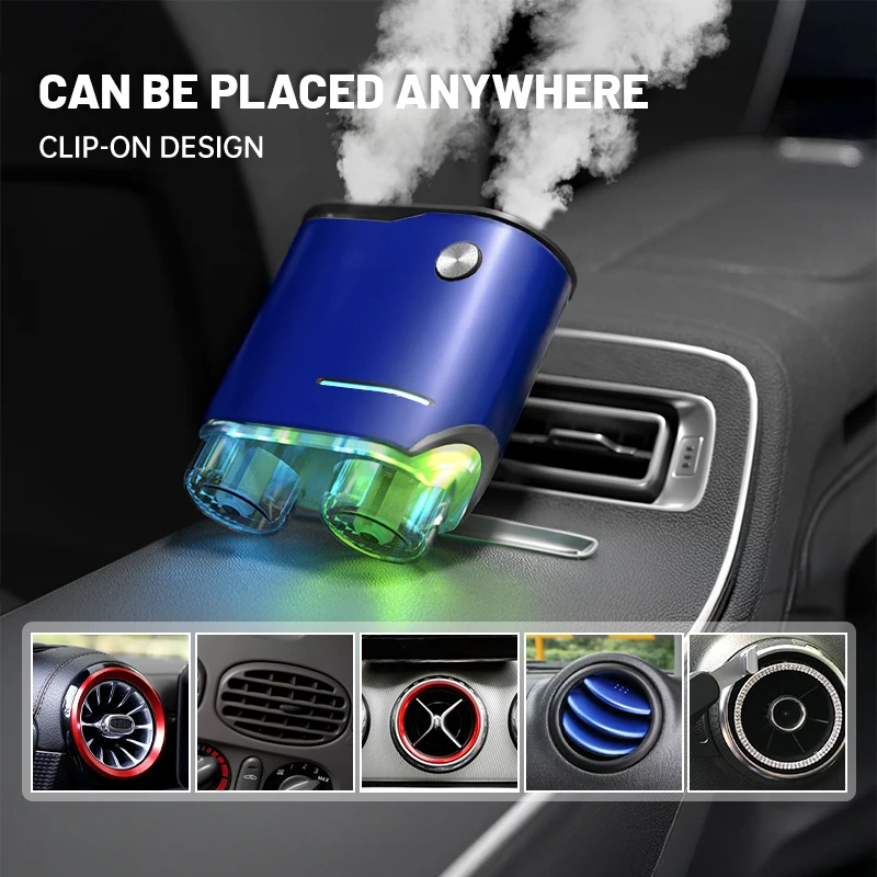 Car Air Freshener, Three Strengths Adjustable, Car Aromatherapy Machine, Portable Freshener Perfume Fragrance - view 3