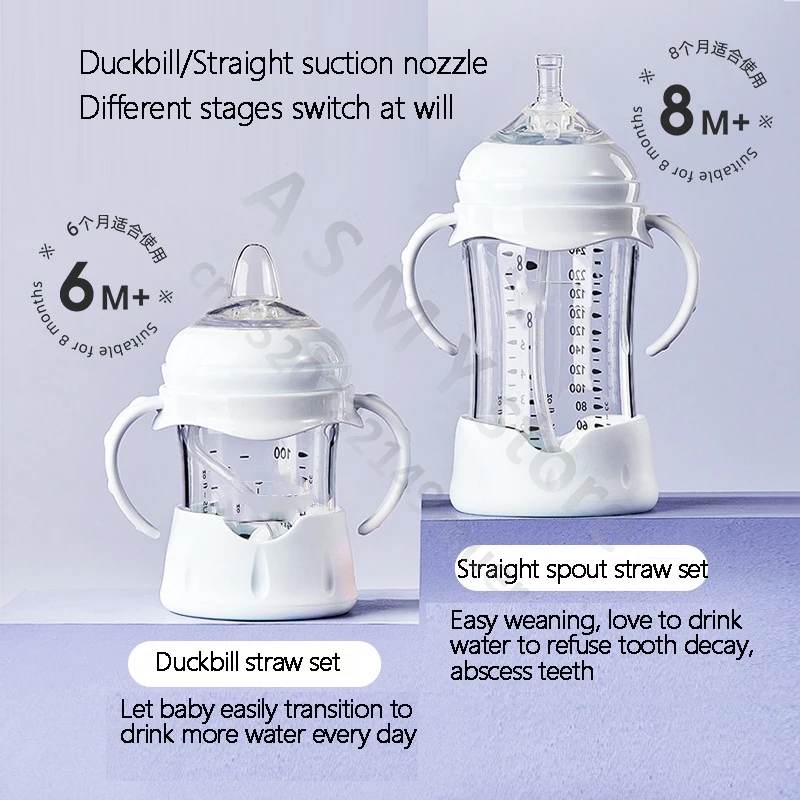 ANPEI suitable for Avent wide-bore bottle handle / teat / bottle base / screw teeth - dust cap / bottle accessories