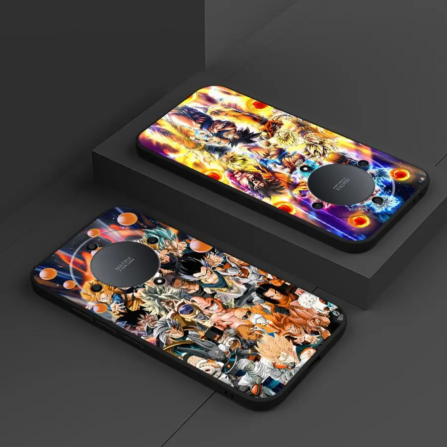 حافظة لهاتف Honor X8 70 X6 90 Magic5Lite 200 400 Lite X9a 8X X5b X7 Dragon Ball Son Goku Vegeta Form