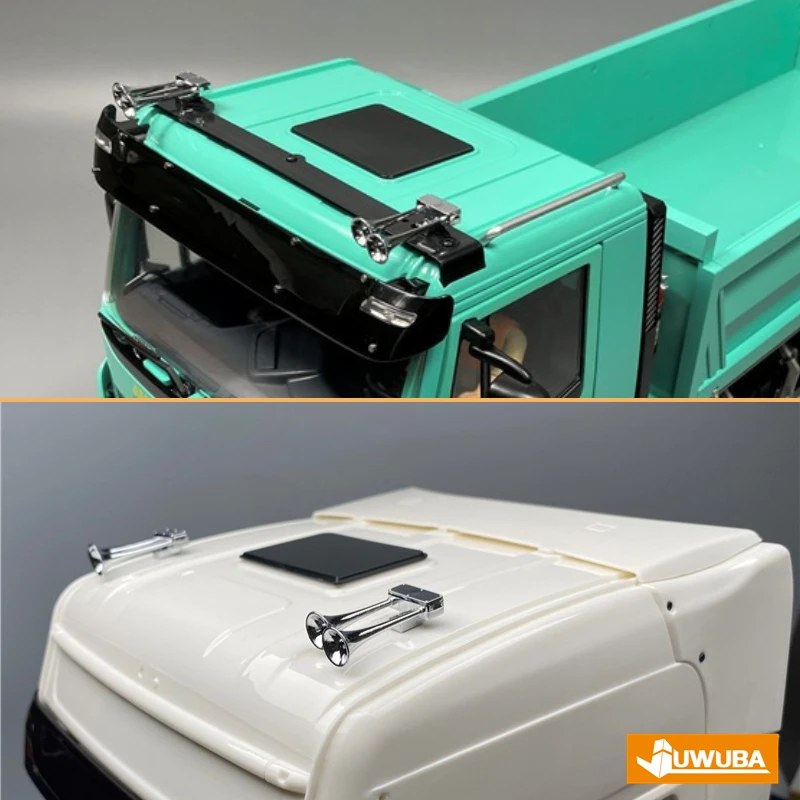 1/14 Tamiya için 1/14 RC boynuz ve düdük Scania kral Hauler römork GL traktör kamyon serisi Rc oyuncak KAMYON PARÇALARI