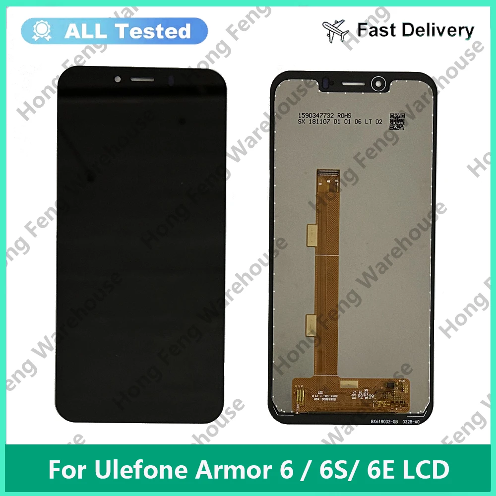 

For Ulefone Armor 6 6E LCD Display Touch Screen Digitizer Assembly LCD For Ulefone Armor 6s Display LCD Screen Replacement