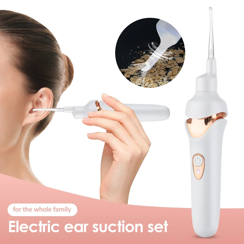 

Electric Luminous Ear Pick Rechargeable Electric Suction Device Painless Ear Cleaner Ear Wax Removal with Light Health Care