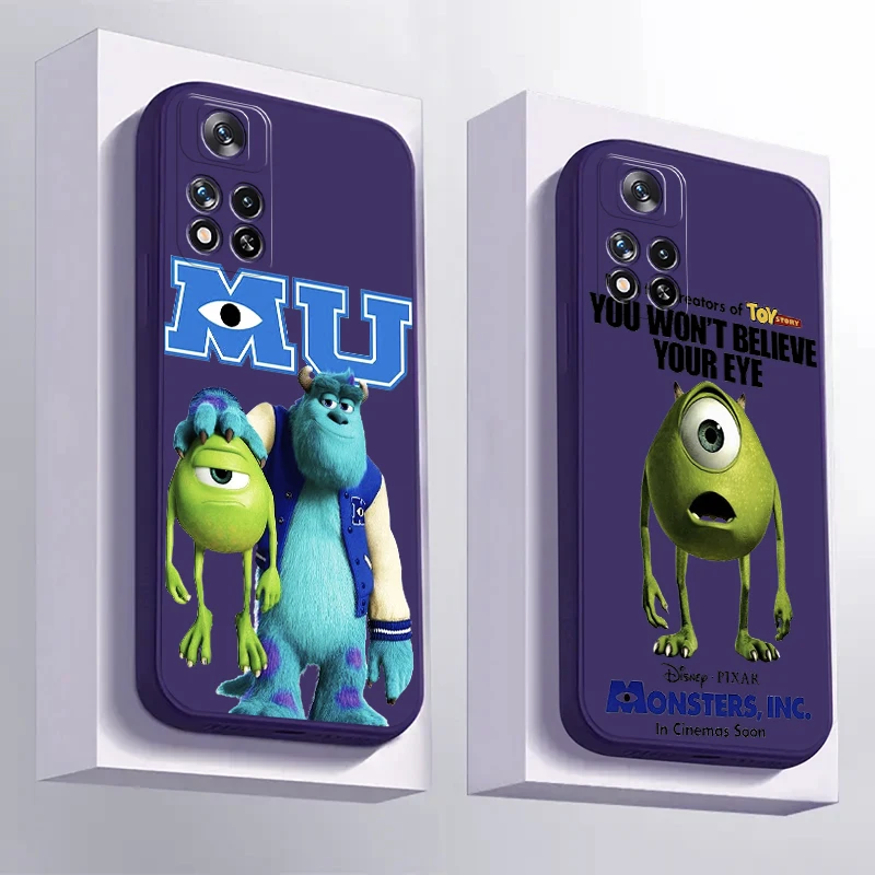 

Disney Monsters, Inc. For Xiaomi Redmi Note 12 11 11S 11T 10 10S 10T 9 8 8T Pro Plus Phone Case Coque