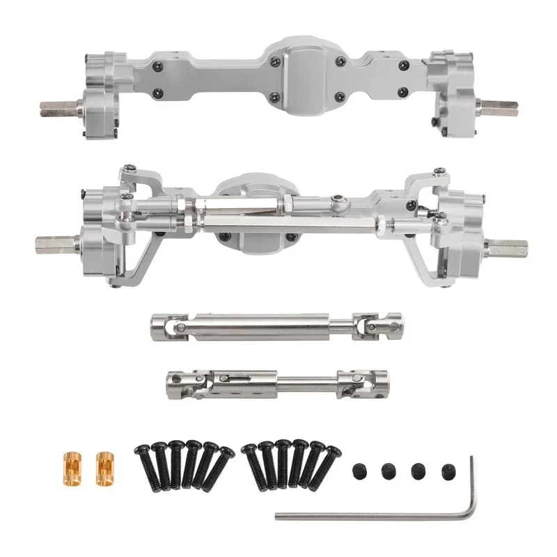 Akcesoria do modyfikacji metalowego wału napędowego pasujące do C8815 C8835 H1 1/10 RC Car, metalowe części do modyfikacji mostu bramowego.