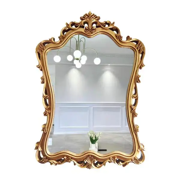 

French simple mirror home wall hanging porch bathroom mirror retro home