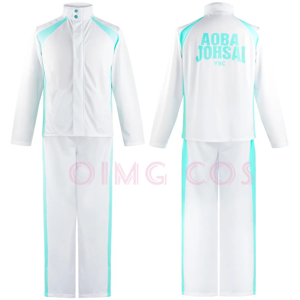 Haikyuu Oikawa Tooru Cosplay Traje, Uniforme de Carnaval Adulto, Anime Halloween Party Trajes, Peruca Masquerade para Homens