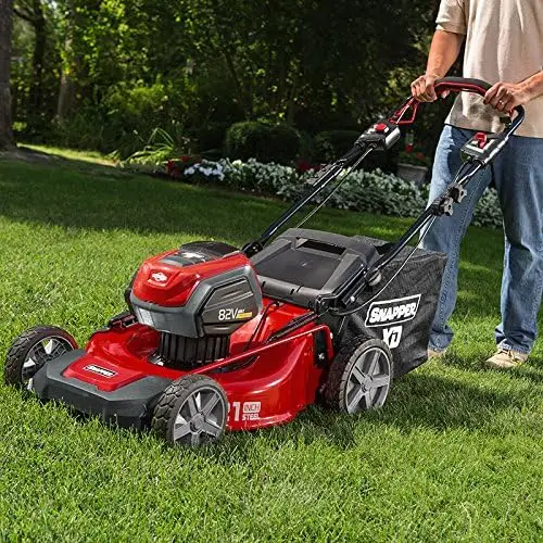 

Snapper 1687914 21 Inch Self Propelled Walk Mower Kit Red Black Lawn Mowing Machine