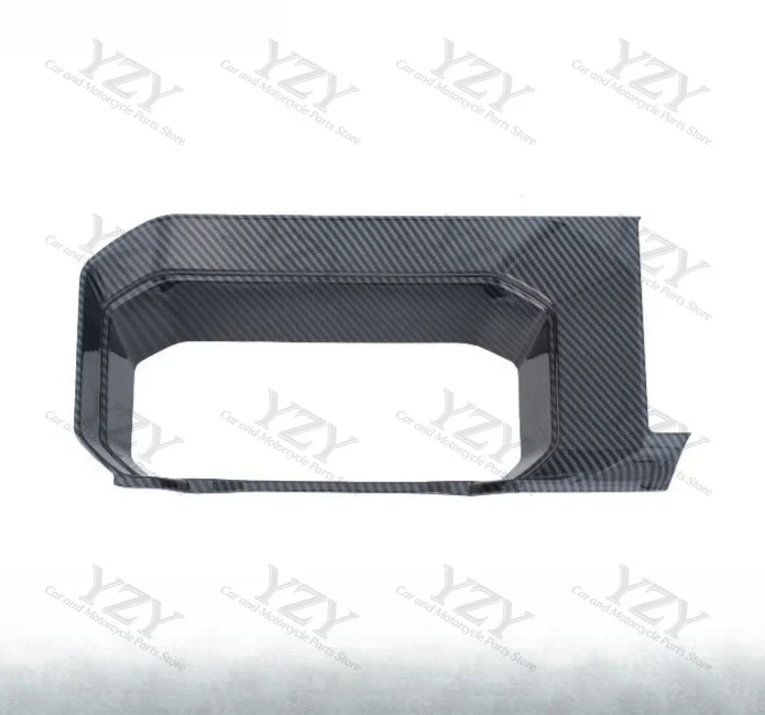Dashboard Display Frame Cover Bright Black Interior Modification Decorative Trim Accessories Compatible With 2024 LC250 SUV