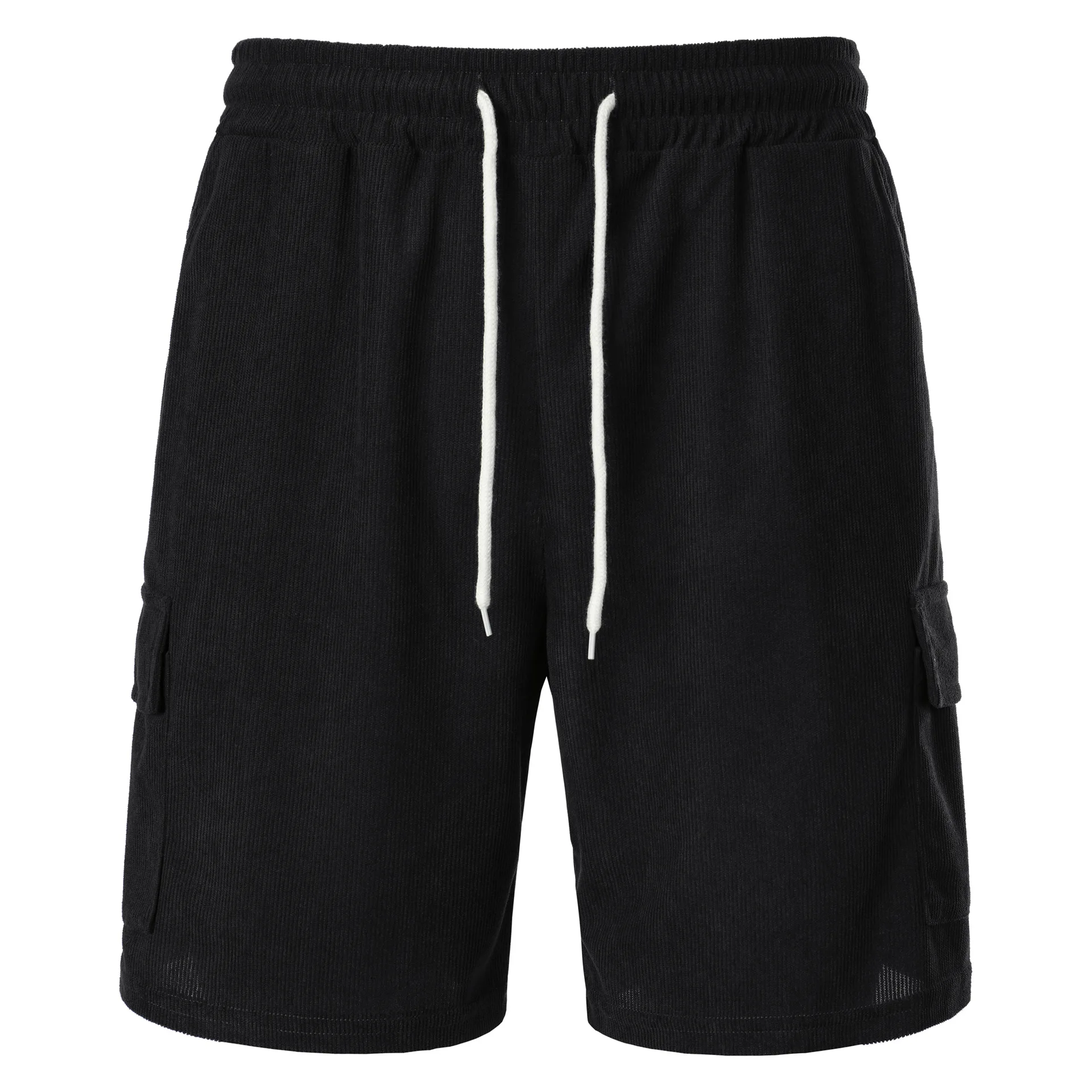 Men's Corduroy Shorts 2026 Summer New American Retro Casual Multi-Pocket Shorts Breathable Short Pants For Daily Outdoor