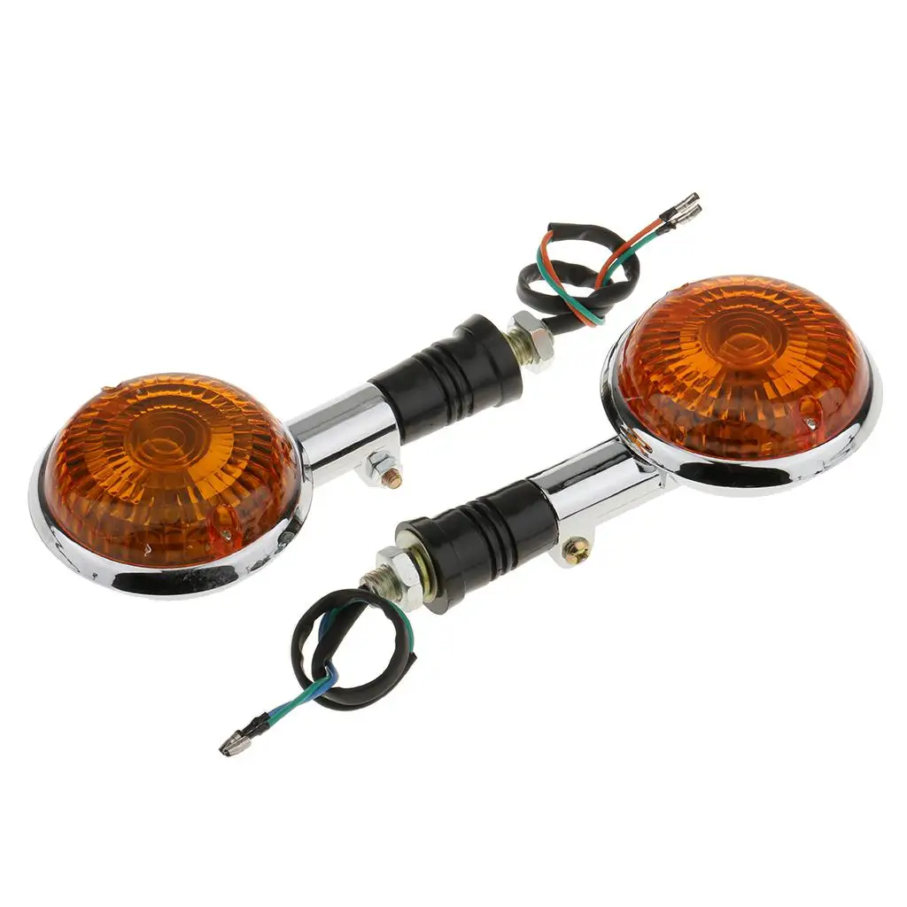 Pair Turn Amber Lights for Yamaha V-MAX1200 /V-star /XVS1100 /XV250 Hight Quality Plastic