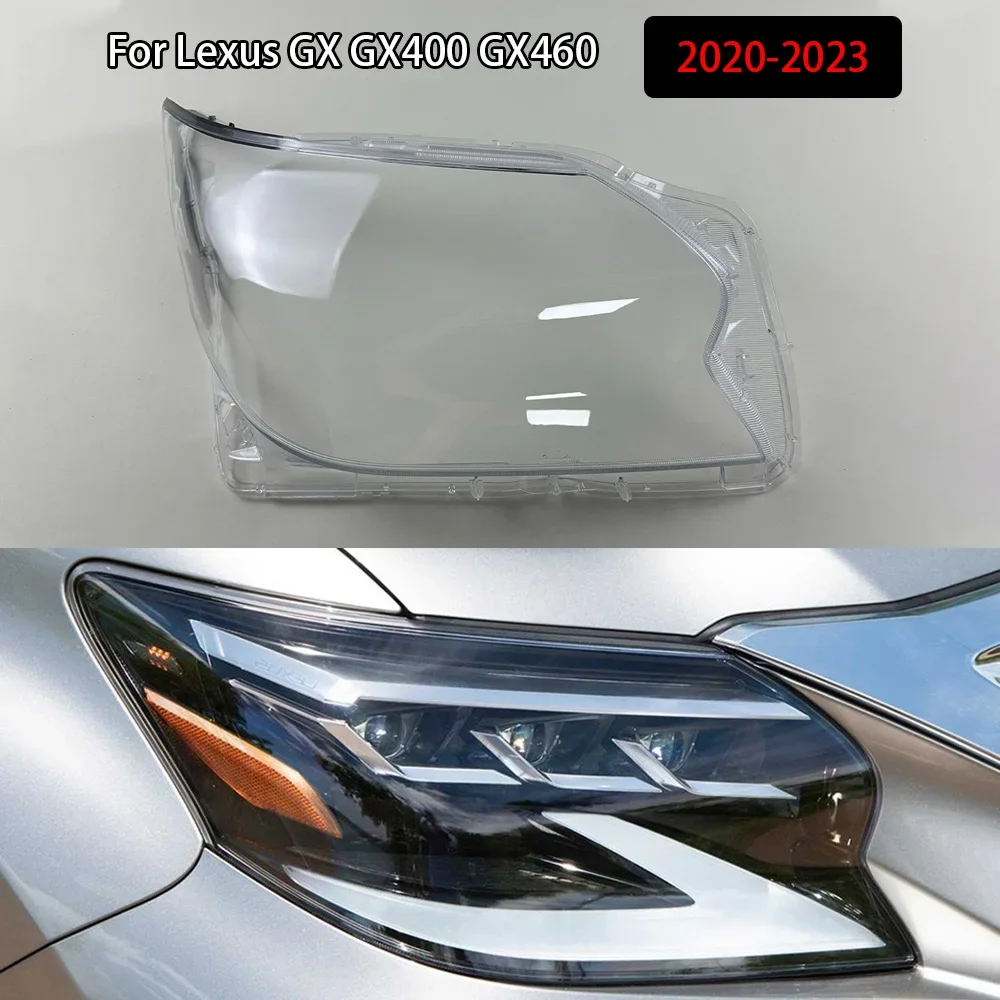 

Headlamp Cover Transparent For Lexus GX GX400 GX460 2020-2023 Headlight Shell Lens Plexiglass Auto Replacement Parts