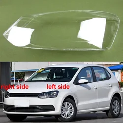 For VW Polo 2014 2015 2016 2017 2018 Front Headlight Shell Transparent Lampshade Headlamp Cover Lens Lamp Shade Plexiglass