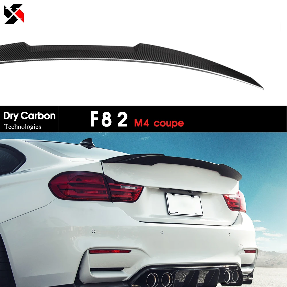 

Dry Carbon Technics Autoclave OEM Car Styling Real Carbon Fiber Rear Deck Spoiler Boot Wings For BMW F82 M4 2-Door Coupe 2014+