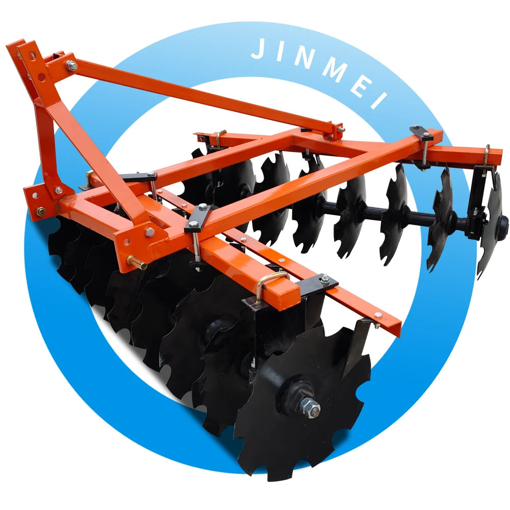 

New 1.3m Small Disc Harrow for Agricultural Use Rear Mounted on Tractor for Weeding & Tilling Wasteland Weeder Disc Plough