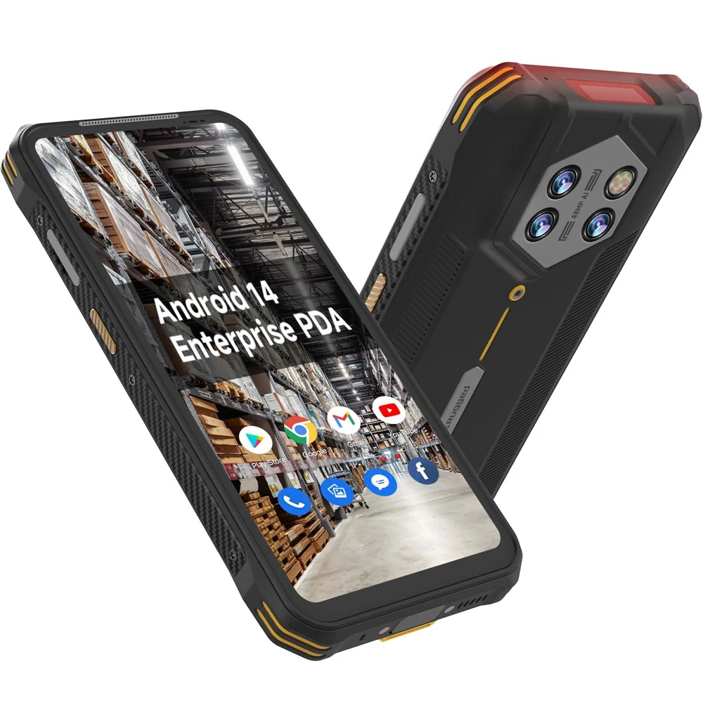 Android 14 Barcode Scanner Handheld PDA Zebra SE4710 Scan Engine, 8GB+128GB, IP68 Rugged Data Terminal, 6.56