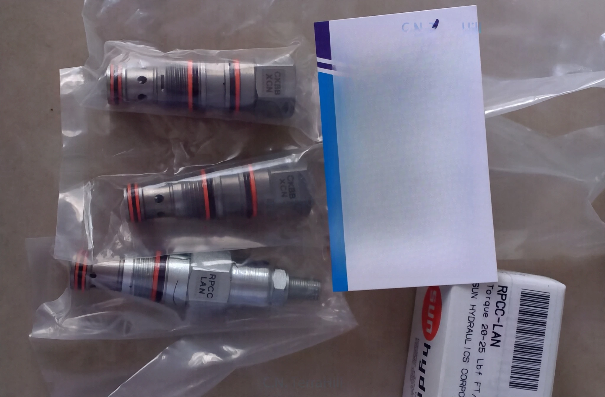 Hydraulic Directional Control Valve Cartridge, Compatible with Sun DRBC-LDN CBCA-LHN, for Excavator Machinery