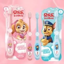 Anime Genuino Paw Patrol Spazzolino da denti per bambini Cartoon Chase Skye Anime Figure Pulizia delle gengive Adatto per bambini Regali di Natale