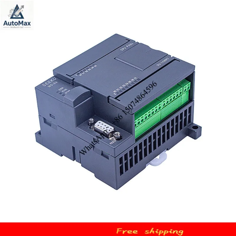 SEEKU 2CH 60K счетчик FX3U-32MT 32MR 32MRT ПЛК 16 входов 16 выходов аналоговый 2AD 0-10В 2DA RTU Modbus 485 PT100 K термопара