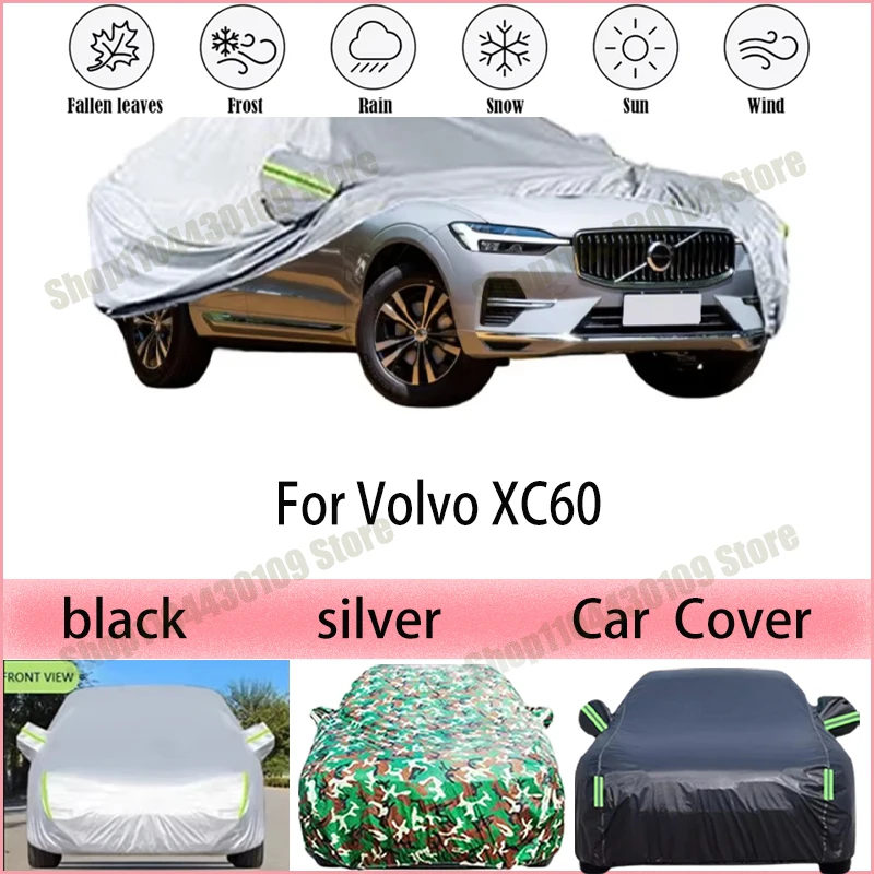 

Чехол для автомобиля водонепроницаемый, летний, с защитой от солнца и УФ-излучения, зимний, от дождя и снега, для Volvo XC60, аксессуары, автомобильный зонт