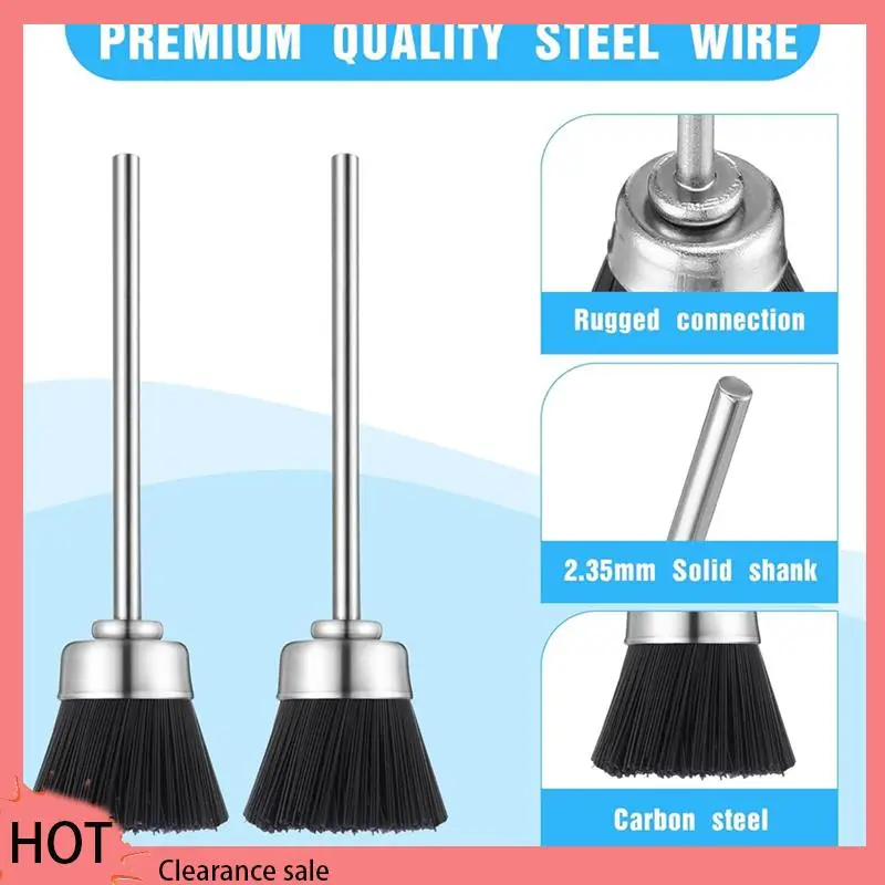 A88Z 120 шт. Набор проволочных щеток, колеса из стальной проволоки, щетки-ручки для вращающейся дрели, набор проволочных щеток, набор для вращающегося инструмента