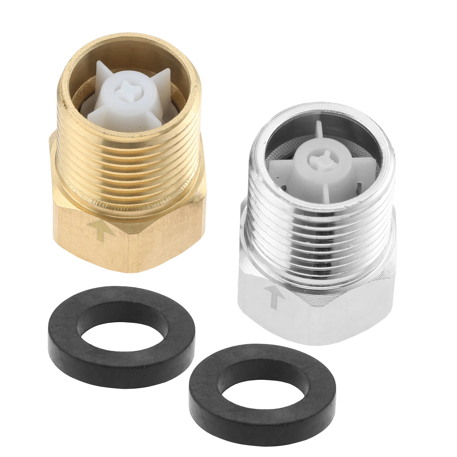 1PC Stainless Steel Check Valve One Way Non Return Valve 29×22mm Anti Backflow for Toilet Water Heater Water Tower Plumbing