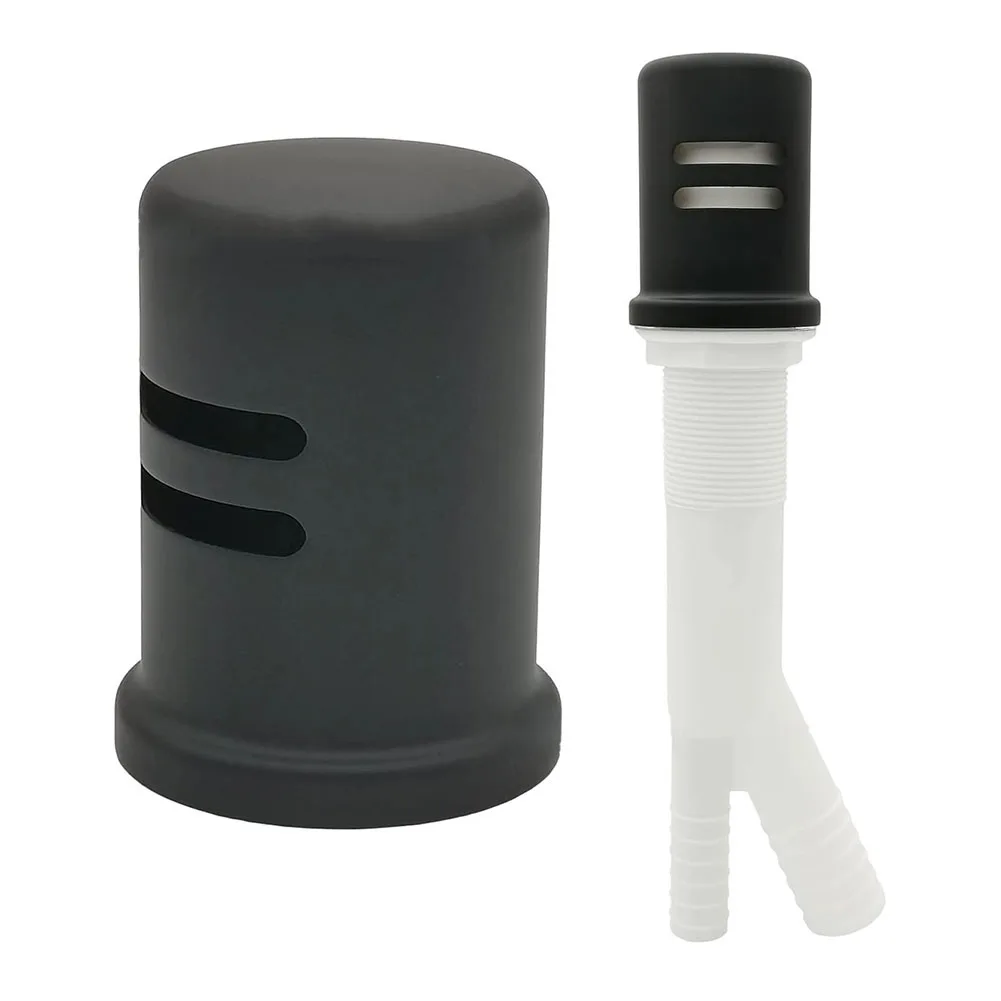 Contemporary air gap design integrating into kitchen decor while delivering necessary protection for dishwasher plumbing