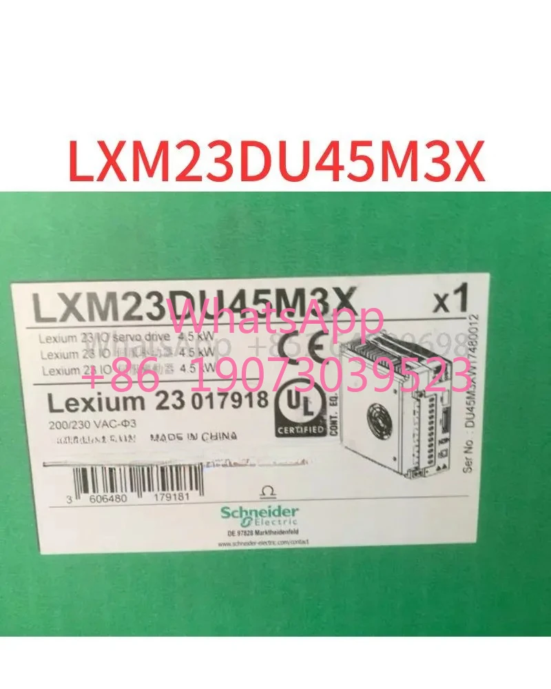 

Новый привод LXM23DU45M3X, 4,5 кВт.