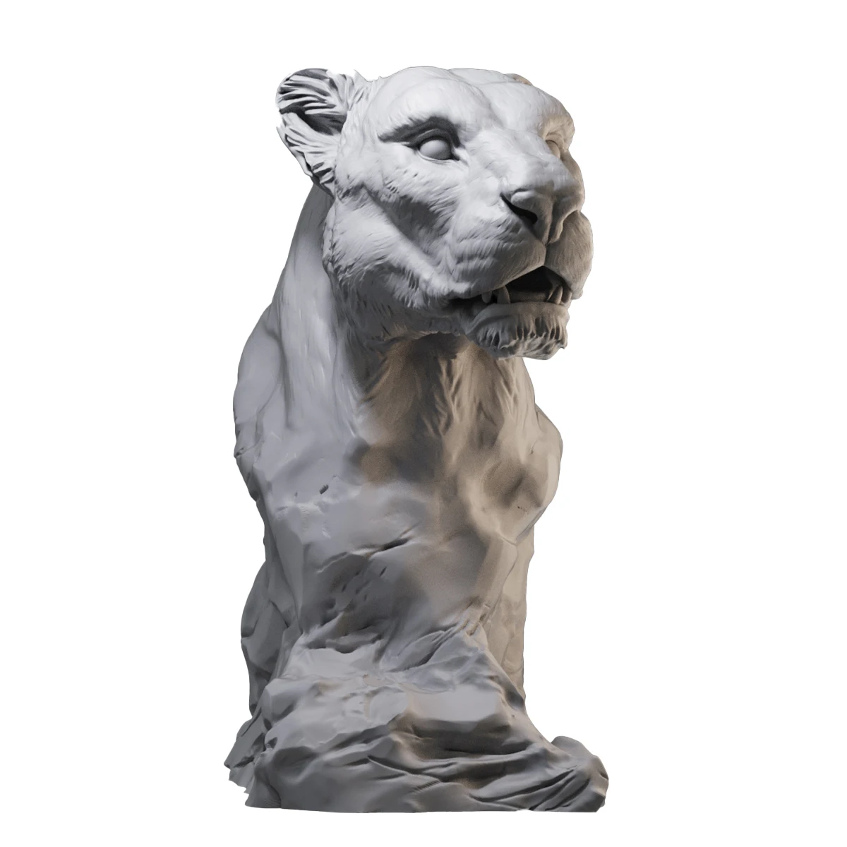 1/10 1/16 Cheetah Bust Model Wildlife Miniatures 3D Printed Resin Figurine DIY Coloring Decoration Crafts Gifts
