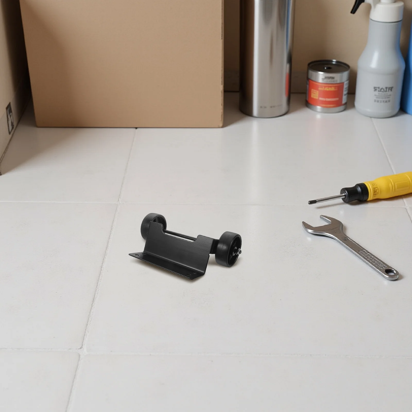 

Outdoor Heater Wheels Replacement Outdoor Pyramid Patio Heater Caster Iron Plastic Tower Mobile Rack Smooth Move 8x4.7x3.1