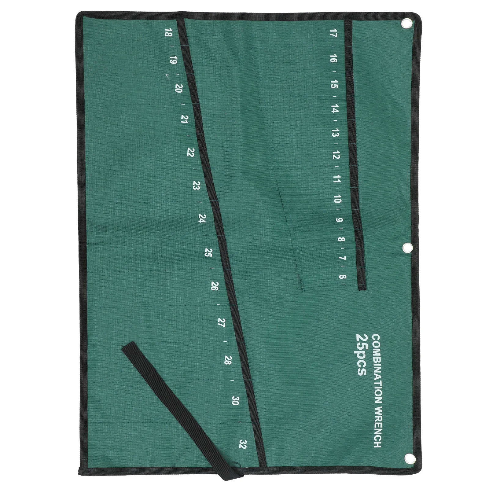 

25 Slots Roll Bag Canvas Tool Pouch Electrician Repair Organizer Heavy Duty Multipurpose Storage Pouch Wrench Utility Hanging