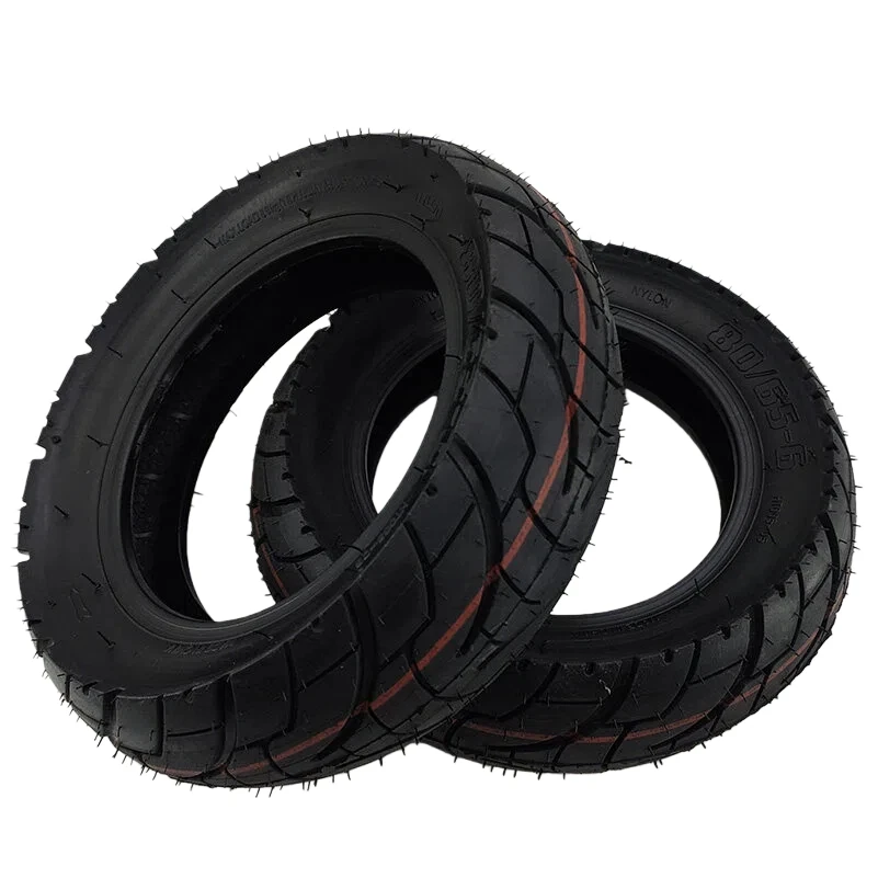 10 Inch 80/65-6 Outer Tire And 10X2.50 Inner Tube 90° Compatible With for Kugoo M4, Quick 3, Zero 10X, Speedual Scooter Parts
