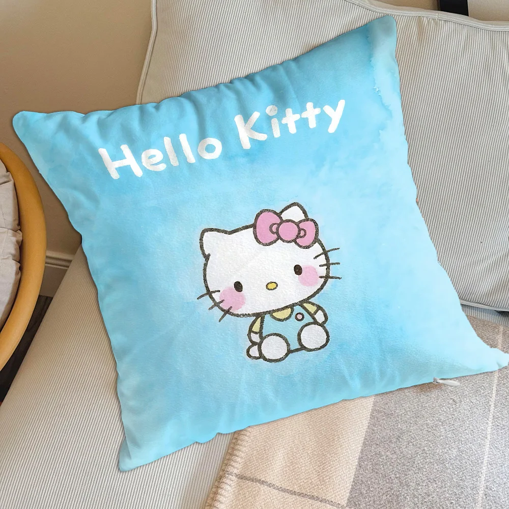 Kawaii H-Hellocats Cushion Cover 40*40 Home Decorations Bedroom Decorative Pillow 45x45 Cushions Covers New Year More Holidays