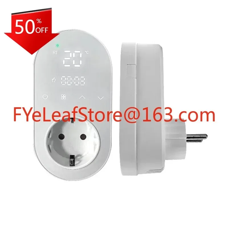 

US/EU/UK/AU LED Plug-In Thermostat Smart Wifi Programmable Electric Thermostat