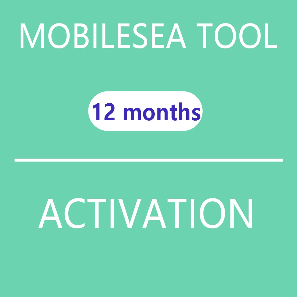 أداة خدمة MobileSea لمدة 3,6,12 شهرًا، أداة الكل في واحد، تفعيل حزمة الائتمانات MobileSea للإصلاح، والفتح،Frp