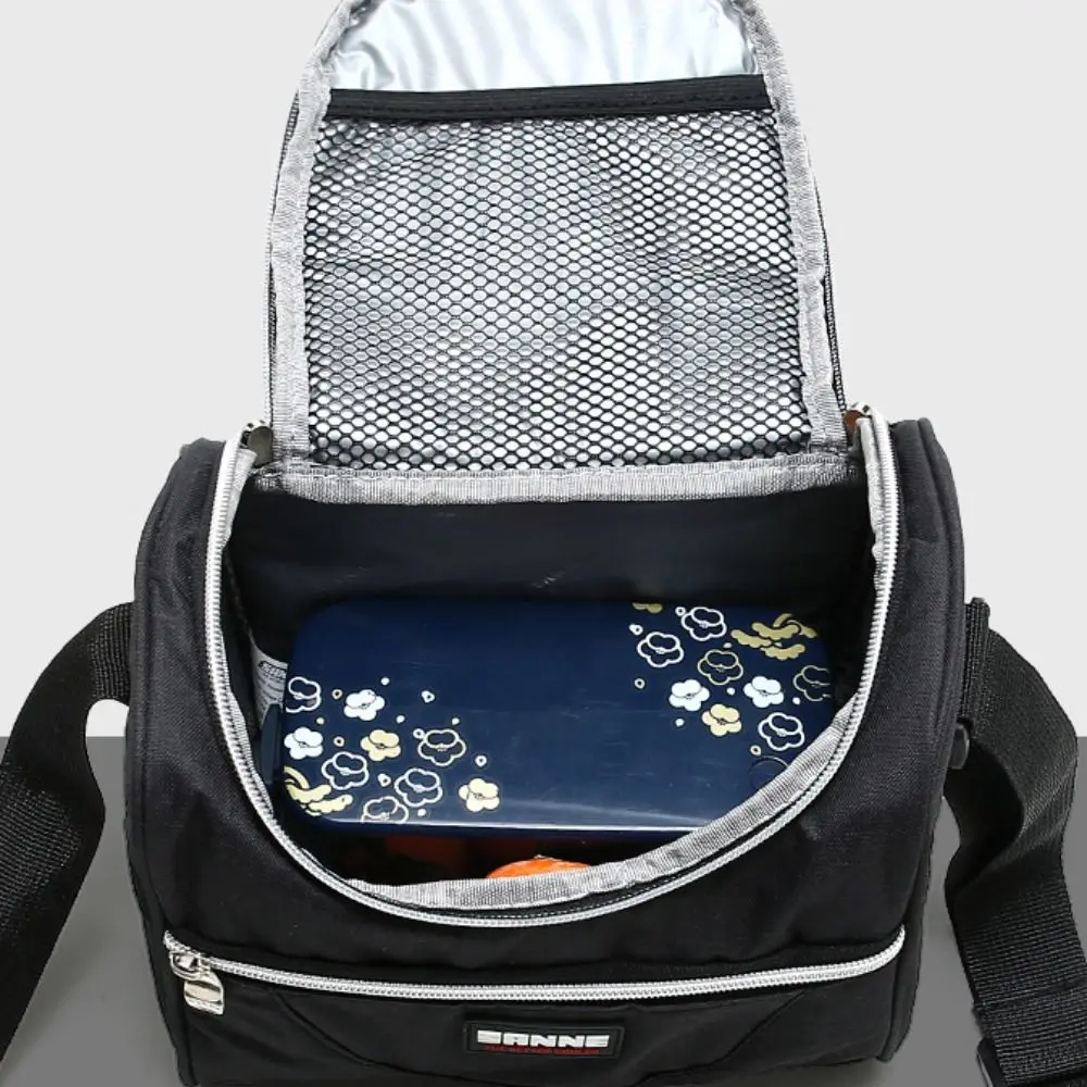 صندوق غداء حراري محمول بسيط، حقيبة غداء معزولة مانعة للتسرب، مقاومة للماء، سعة كبيرة، حقيبة طعام