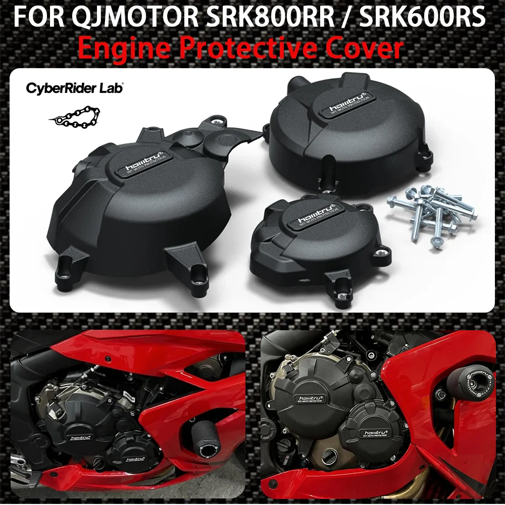

SRK800RR New Motorcycle Engine hood protective cover For QJMOTOR SRK800 RR / SRK600 RS SRK600RS 2023 2024 2025 Decorative cover