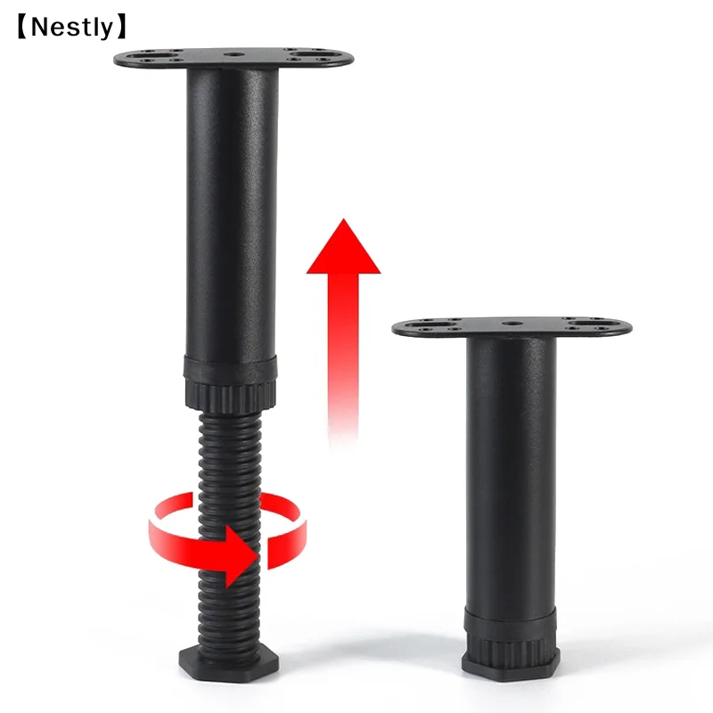 Telescopic Adjustable Bed Beam Support Furniture Legs Load Bearing Non-Slip Noise Reducing Base For Sofas, Bed Frames〔Nest〕