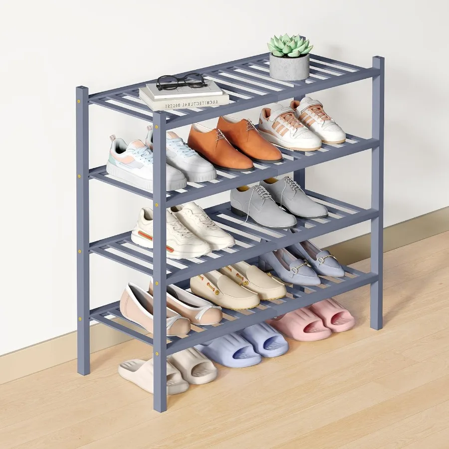 Bamboo Shoe Rack Fo…