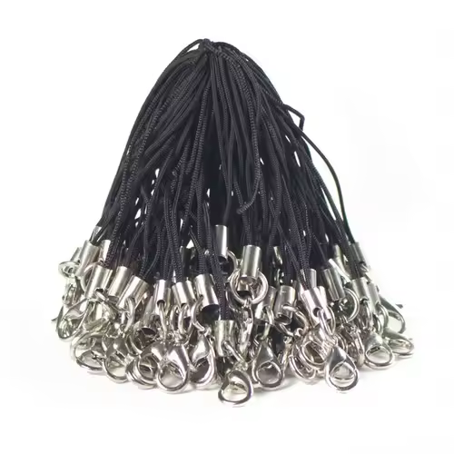 10/20/50Pcs Lobster Clasp Lanyard Strap Cord Mobile Cords Charm Nylon Key Ring Chain For DIY Keyring Jewelry Making Accessories - Image 2