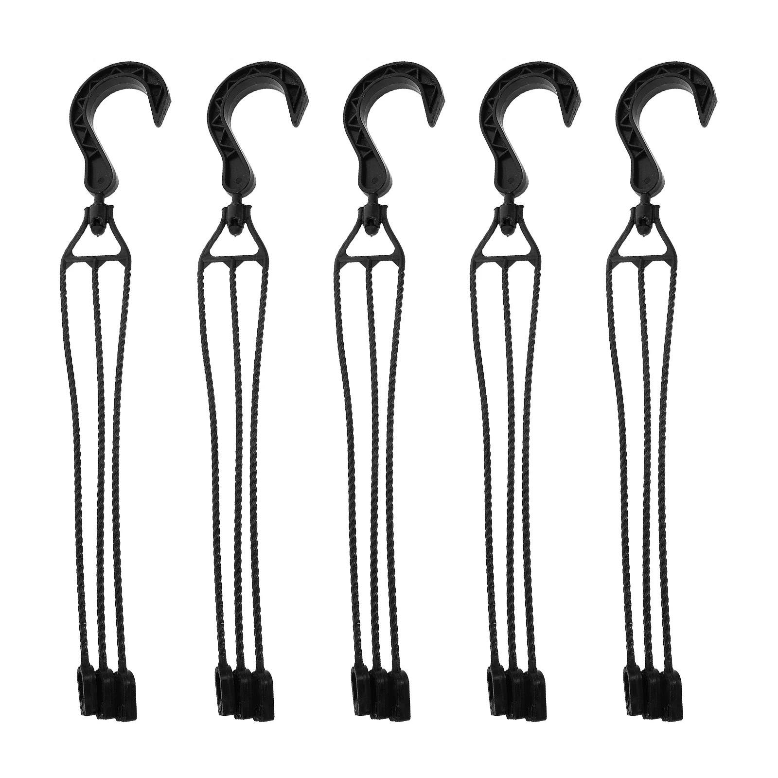 

5 Pcs Hanging Planter Hooks 45cm Green Sturdy Plastic Wall Mount Hooks For Home Balcony Garden Plant Pot Hanger Flower Basket