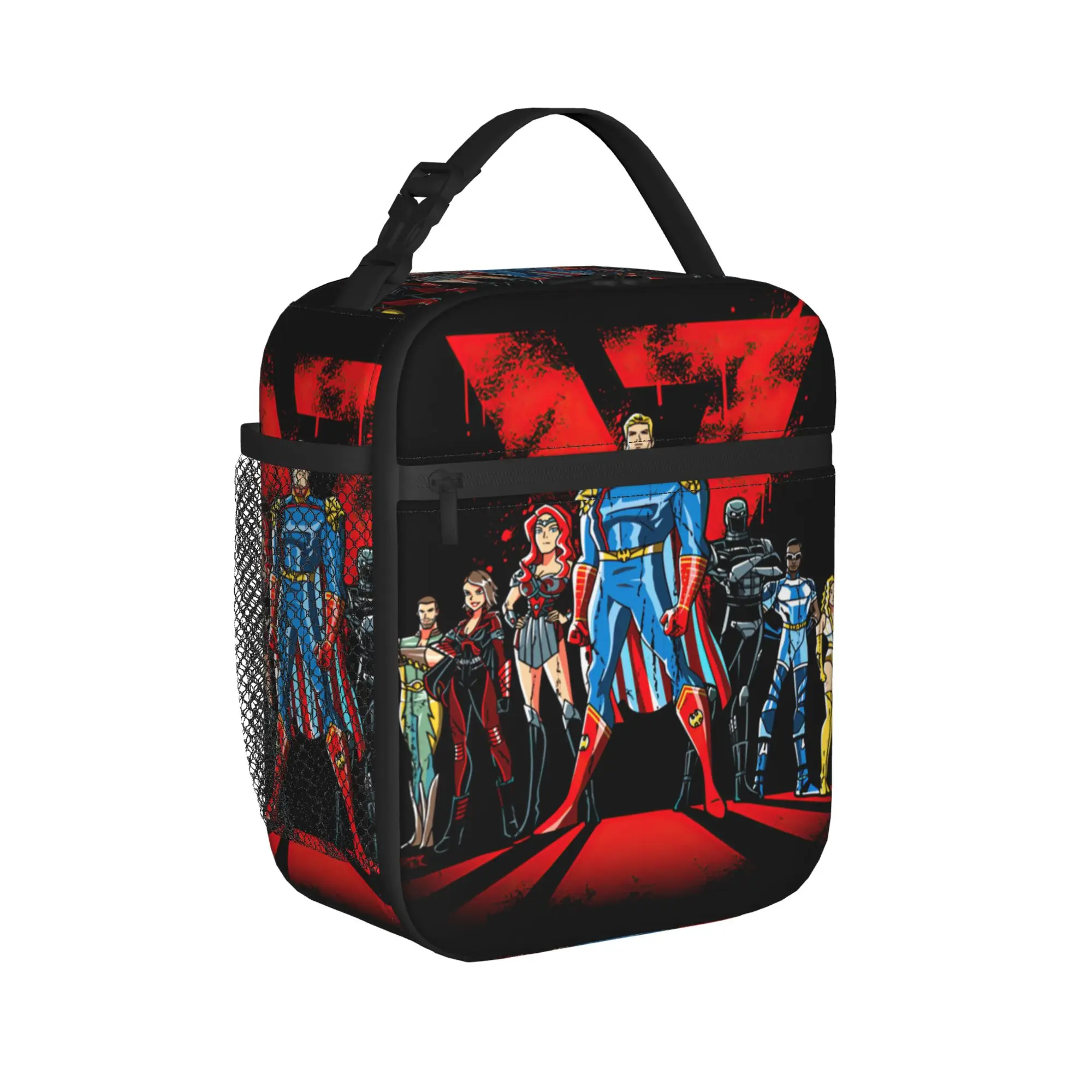 The boys stronge dark Insulated Lunch Bag Thermal Bag Reusable,Meal Container  Tote Lunch Box for Men Women Work  Travel