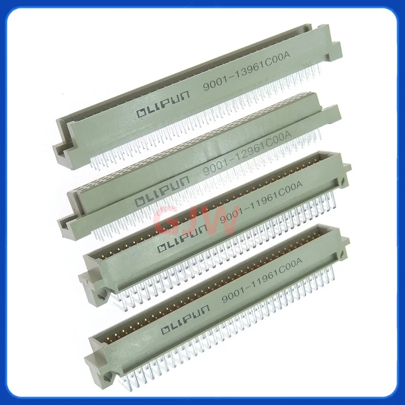 1pcs din 41612 Connector 3 Rows Plug Header Male Female Through Hole 3X32 96 Pin Pitch 2.54 mm 9001 11961 12961 13961 14961