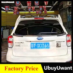 Car Rear Wing Spoiler For Subaru Forester Rear Middle Spoiler Carbon Fiber Car Rear Spoiler Wing Lip 2013 2014 2015 2016 2017