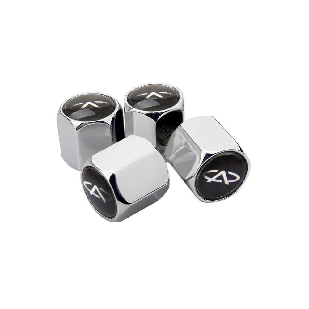 Car Styling Accessories Wheels Tire Valve Stem Caps For Chery Fulwin QQ Tiggo 3 5 T11 A1 A3 A5 Amulet M11 Fora Autos Sticker