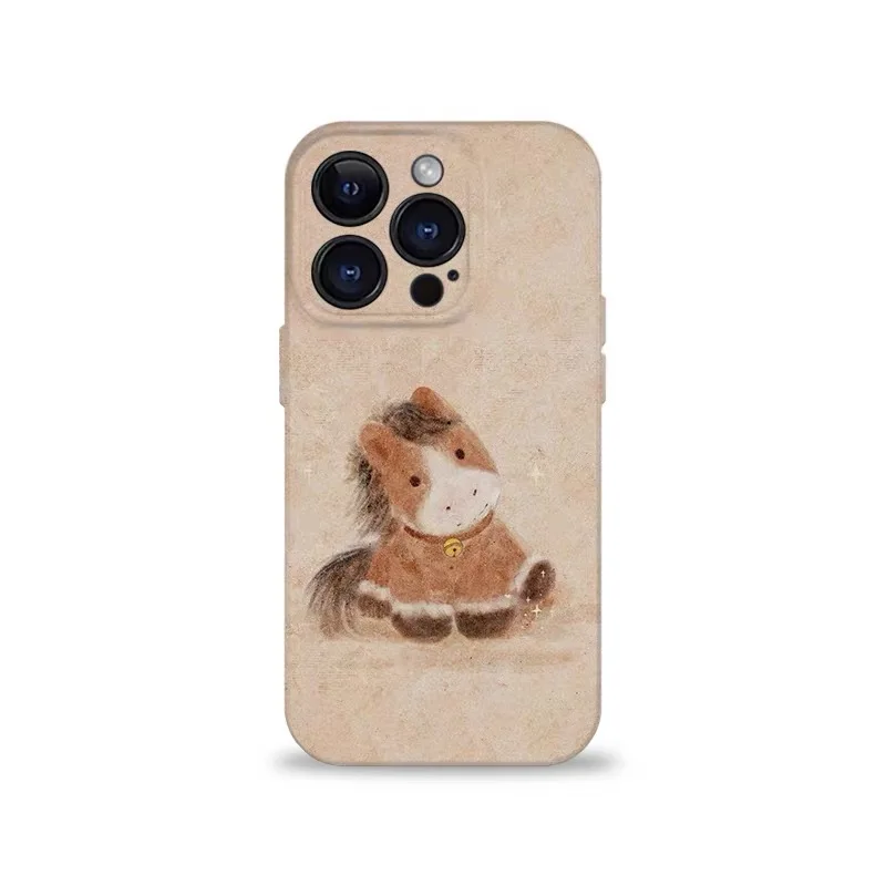 

Orange Dreamy Starlight Pony Phone Case for IPHONE 17 Air 16E 15 PROMAX 14 Plus 13 12 MINI 11 PRO 16Plus XR Acrylic Phone Cover