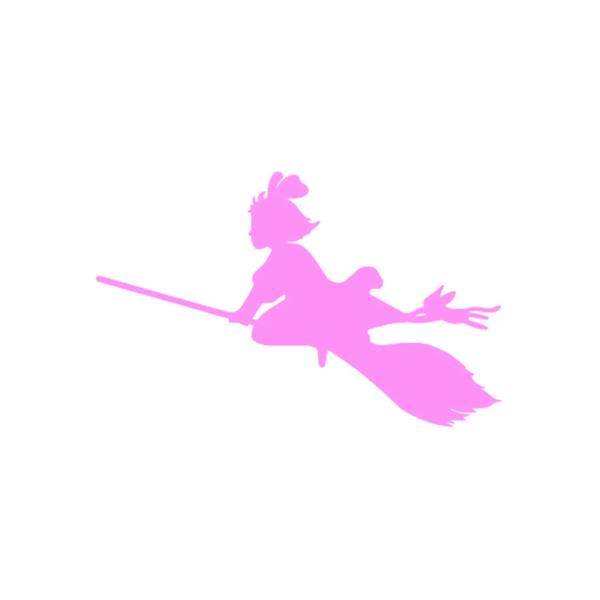 12CM Witch Fly Delivery KiKi - Vinyl Decal Sticker for Wall, Car, Bike, iPhone, iPad, Macbook, Laptop, Helmet - view 6