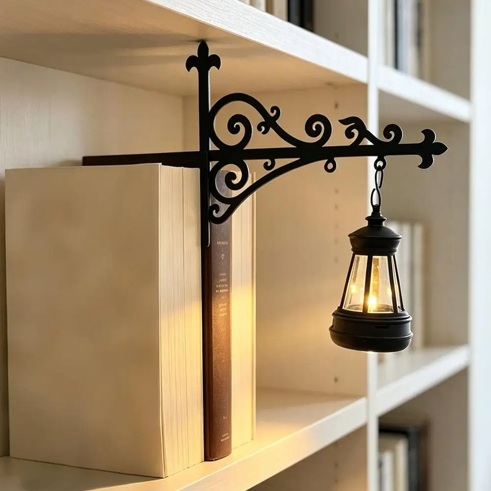 Library Lantern-Decorative Bookshelf Lighting Mini Bookcase Lamp LED Night Light Ornament Antique Led Books Nook Decor Lamp