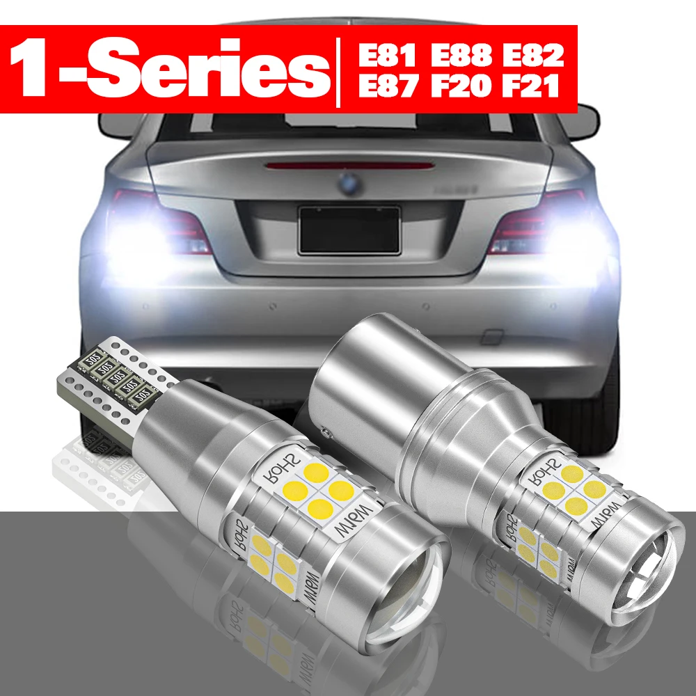 

For BMW E81 E88 E82 E87 F20 F21 1 Series 2003-2014 2pcs LED Reverse Light Backup Lamp Accessories 2008 2009 2010 2011 2012 2013