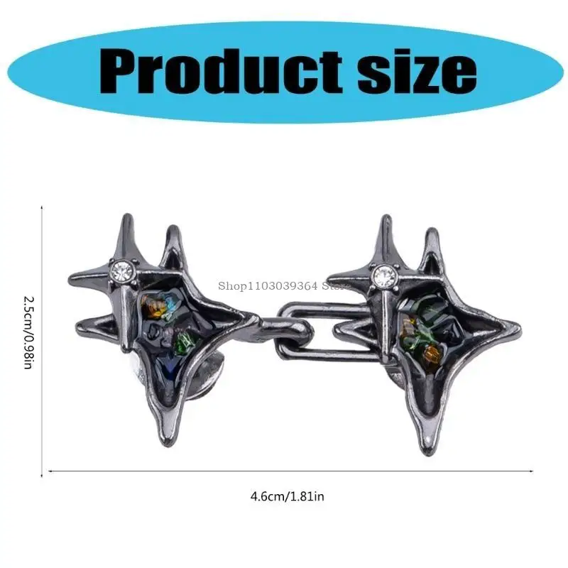 Classed Star cintura apertar o alfinete da cintura clipe pin cista decoração cister clipe cincher