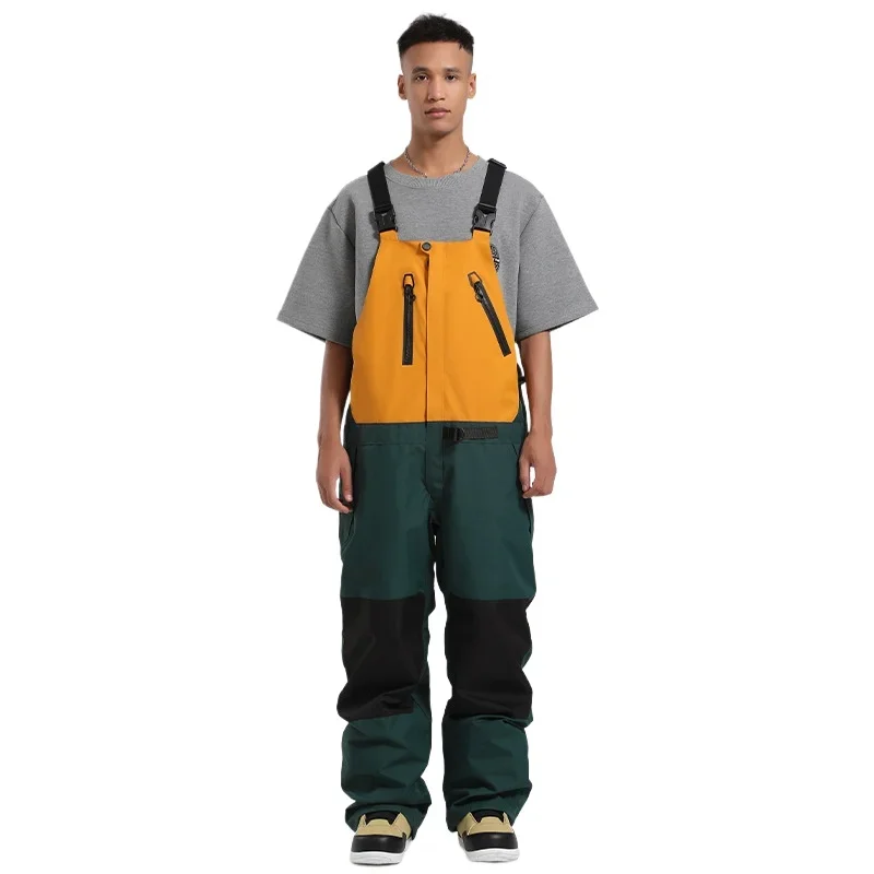 Snowboard overalls windproof waterproof breathable and warm outdoor tooling one-piece men and women